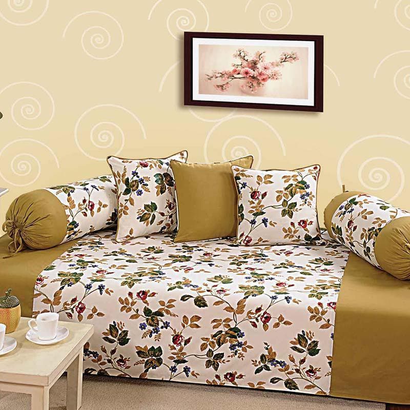 Buy Floral Fantasy Diwan Set at Vaaree online | Beautiful Diwan Set to choose from
