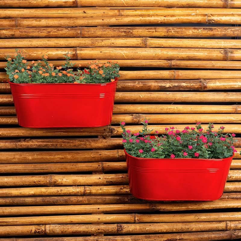 Buy Envious Red Planter at Vaaree online | Beautiful Pots & Planters to choose from