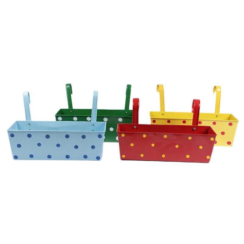 Buy Peppy Polka Planter-Set Of Four at Vaaree online | Beautiful Pots & Planters to choose from