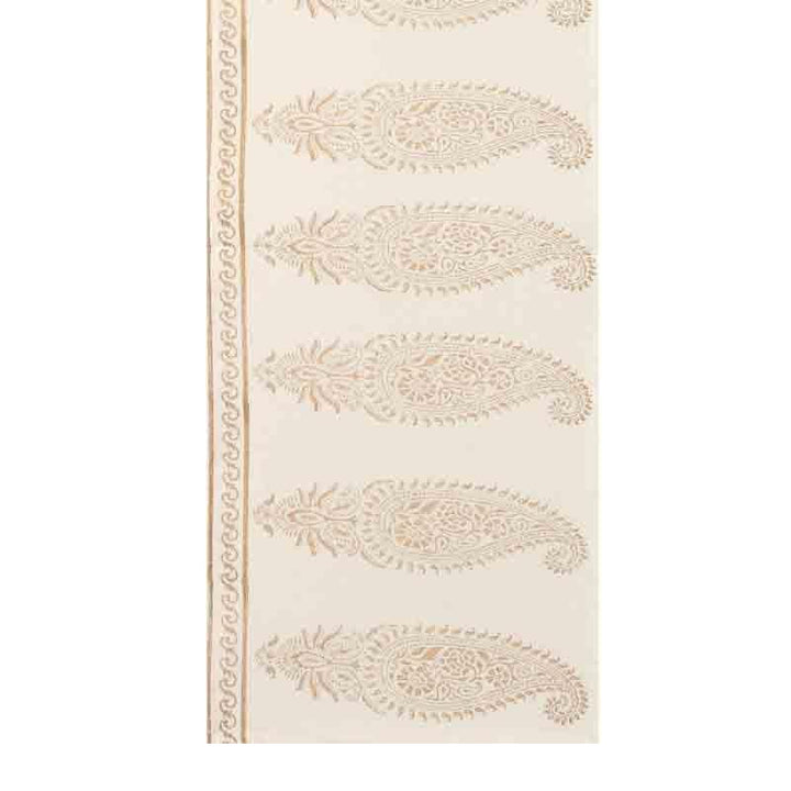 Buy Golden Paisley Table Runner at Vaaree online | Beautiful Table Runner to choose from