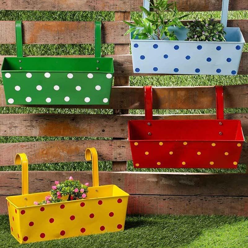 Buy Peppy Polka Planter-Set Of Four at Vaaree online | Beautiful Pots & Planters to choose from