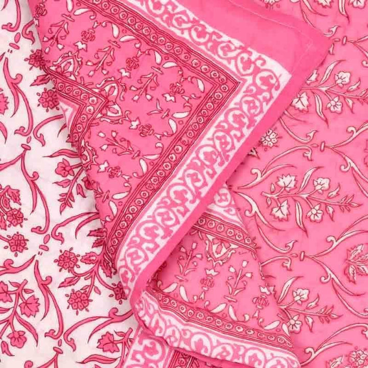 Buy Bouquet Butta Printed Razai - Pink at Vaaree online | Beautiful Dohars to choose from