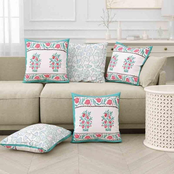 Buy Anar Cushion Cover - Set Of Five at Vaaree online | Beautiful Cushion Cover Sets to choose from