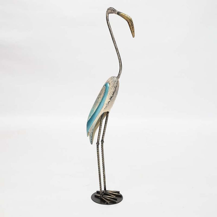 Buy The Graceful Pelican Statue- Blue at Vaaree online | Beautiful Showpieces to choose from