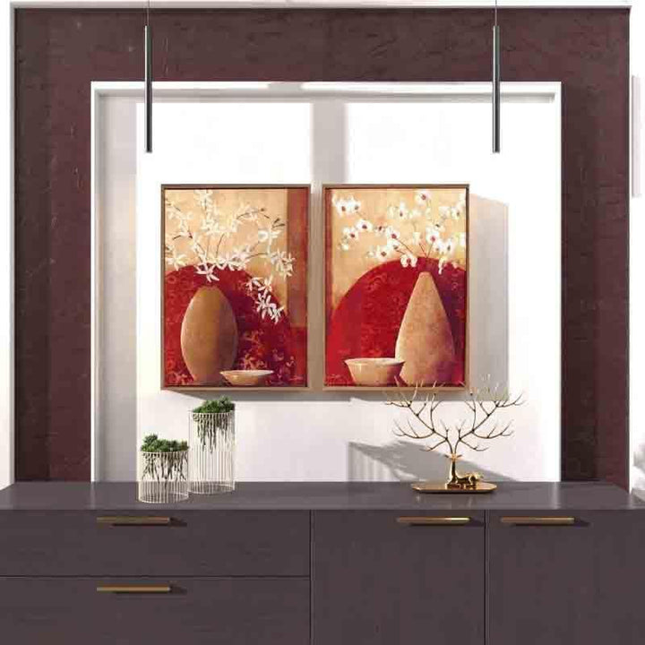 Buy Earthy Nature Wall Art - Set Of Two at Vaaree online | Beautiful Wall Art & Paintings to choose from