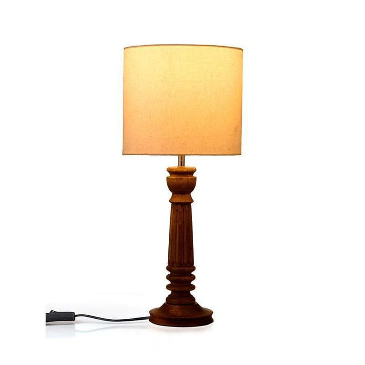 Buy Laze N Lounge Lamp- Beige at Vaaree online | Beautiful Table Lamp to choose from