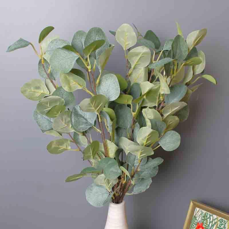 Buy Faux Eucalyptus Leaf Sticks - Set Of Three at Vaaree online | Beautiful Artificial Plants to choose from