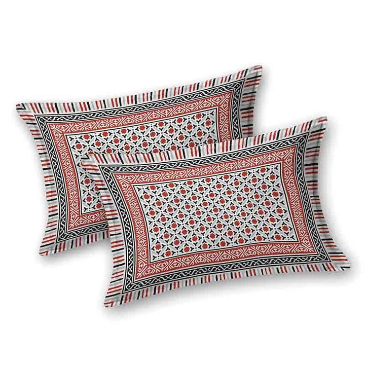 Buy Mad Over Motifs Bedsheet - Red at Vaaree online | Beautiful Bedsheets to choose from