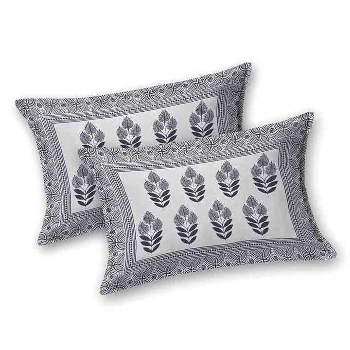 Buy Leaf Lattice Bedsheet - Blue at Vaaree online | Beautiful Bedsheets to choose from