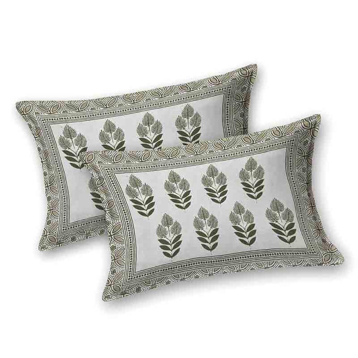 Buy Leaf Lattice Bedsheet - Grey at Vaaree online | Beautiful Bedsheets to choose from