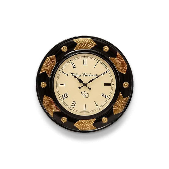 Buy Brass Circle Wall Clock at Vaaree online