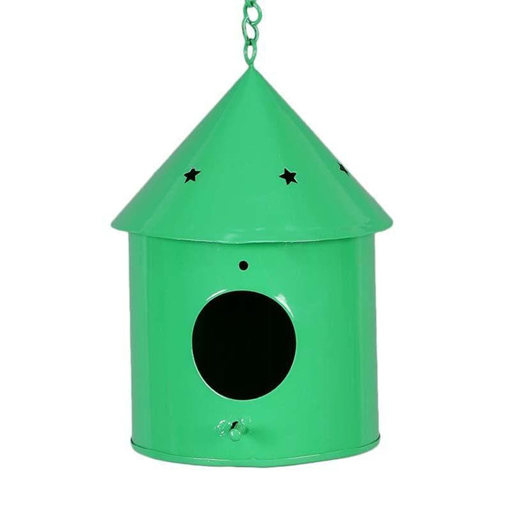 Buy Peek-A-Boo Birdhouse Hanging Planter- Green at Vaaree online | Beautiful Pots & Planters to choose from
