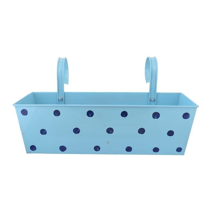 Buy Peppy Polka Planter- Blue at Vaaree online | Beautiful Pots & Planters to choose from