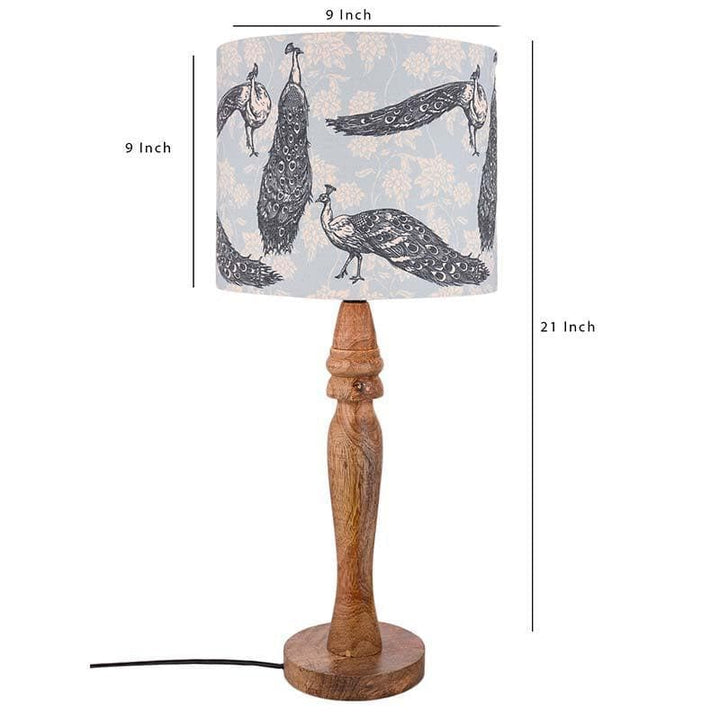 Buy Prancing Peacocks Lamp at Vaaree online | Beautiful Table Lamp to choose from