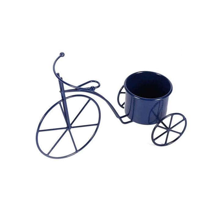 Buy Petite Bicycle Planter- Blue at Vaaree online