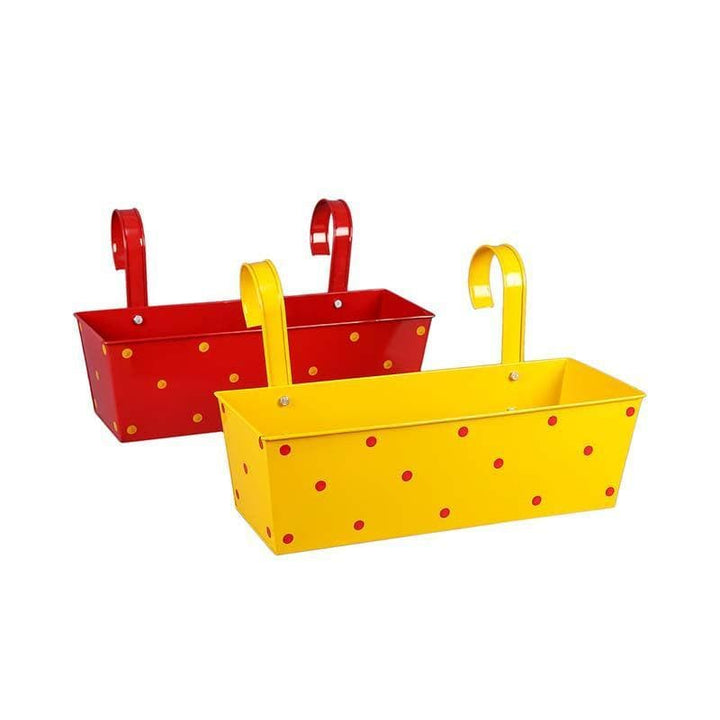 Buy Perky Planter Set- Red/Yellow at Vaaree online | Beautiful Pots & Planters to choose from