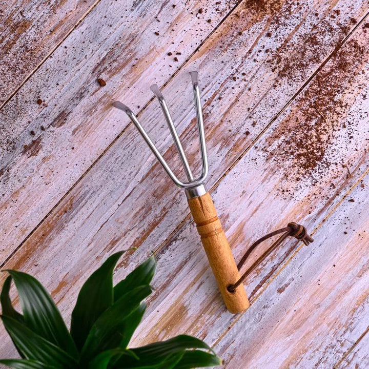 Buy Ugaoo Cultivator with Wooden Handle at Vaaree online | Beautiful Garden Tools to choose from