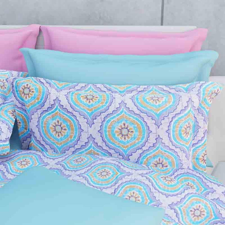 Buy Ogee Bedsheet - Blue at Vaaree online | Beautiful Bedsheets to choose from