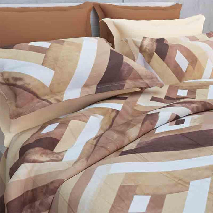 Buy Diamond Love Bedsheet - Brown at Vaaree online | Beautiful Bedsheets to choose from