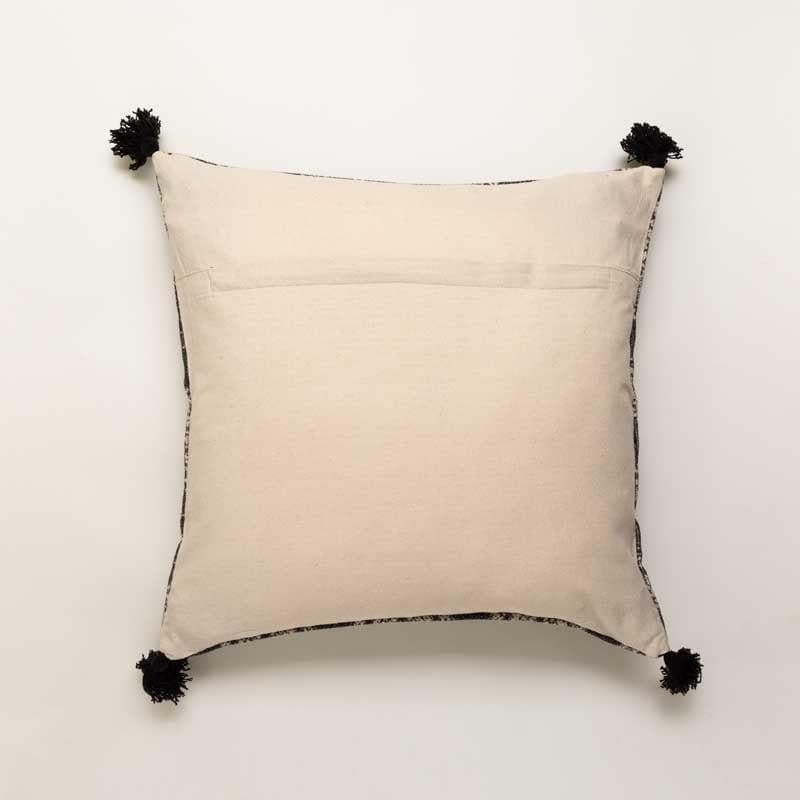 Buy Black Tasselled Cushion Cover at Vaaree online | Beautiful Cushion Covers to choose from