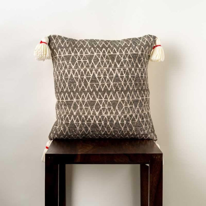 Buy Boho Grey Cushion Cover at Vaaree online | Beautiful Cushion Covers to choose from