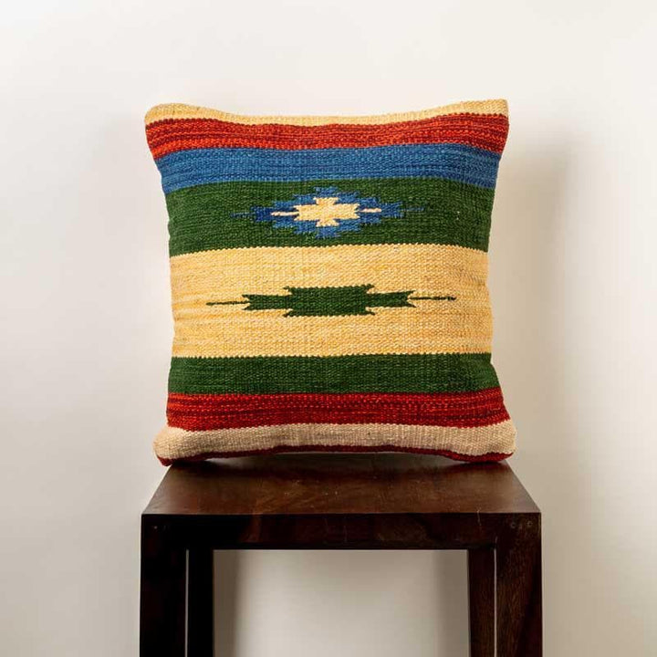 Buy Azure Kilim Cushion Cover at Vaaree online | Beautiful Cushion Covers to choose from