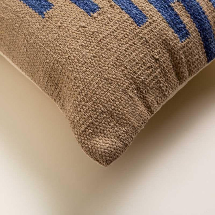 Buy Cobalt & Pearl Kilim Cushion Cover at Vaaree online | Beautiful Cushion Covers to choose from