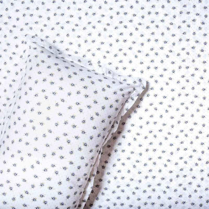 Buy Serene Blooms Bedsheet - Grey at Vaaree online | Beautiful Bedsheets to choose from