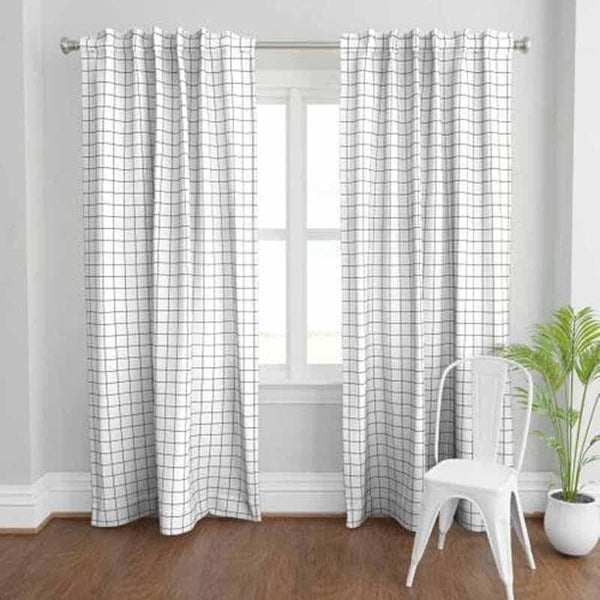 Buy The Windowpane Curtain at Vaaree online | Beautiful Curtains to choose from
