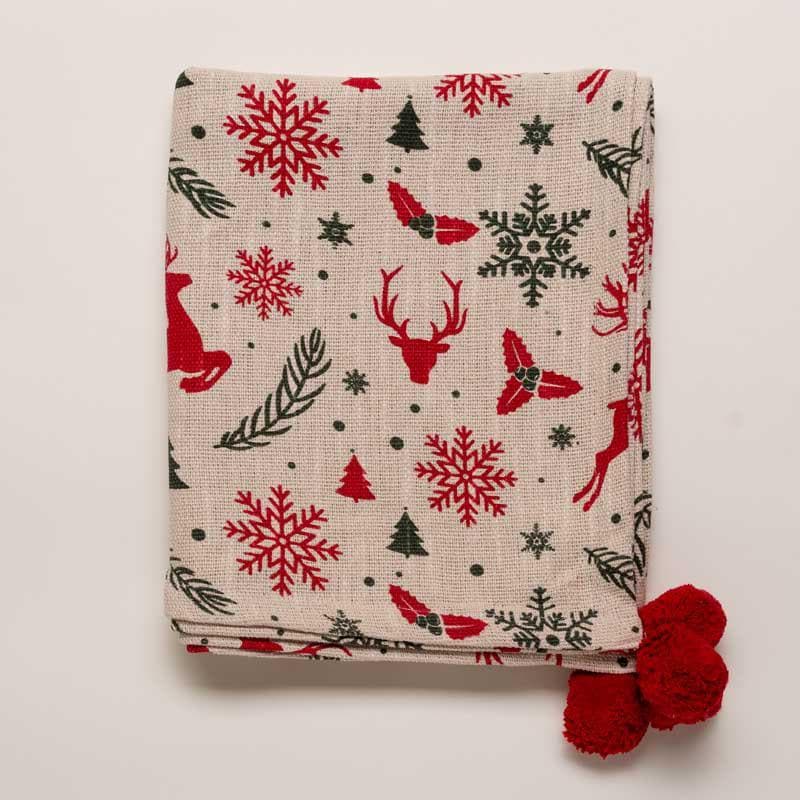 Buy Christmas'O Clock Throw at Vaaree online | Beautiful Throws to choose from