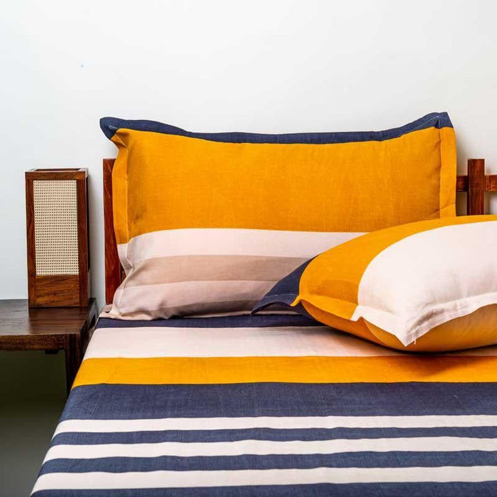 Buy Striped Sass Bedsheet at Vaaree online | Beautiful Bedsheets to choose from