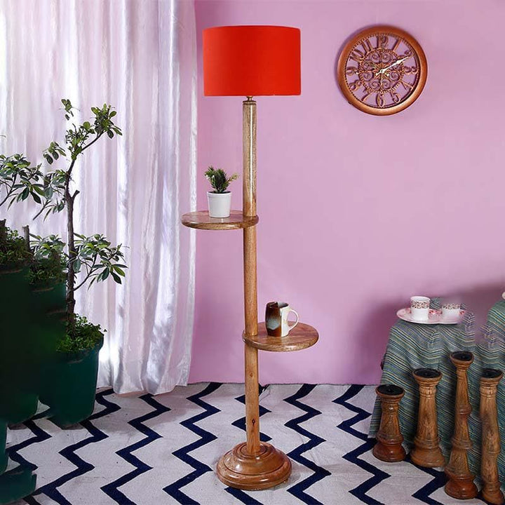 Buy Double Trouble Floor Lamp - Red at Vaaree online | Beautiful Floor Lamp to choose from