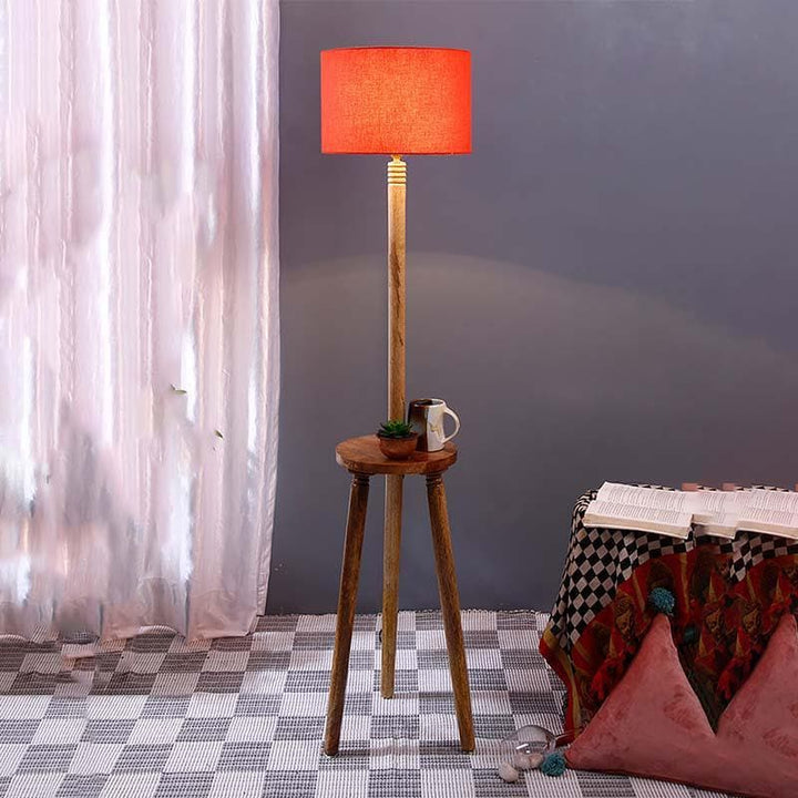 Buy Tripod Floor Lamp - Orange at Vaaree online | Beautiful Floor Lamp to choose from