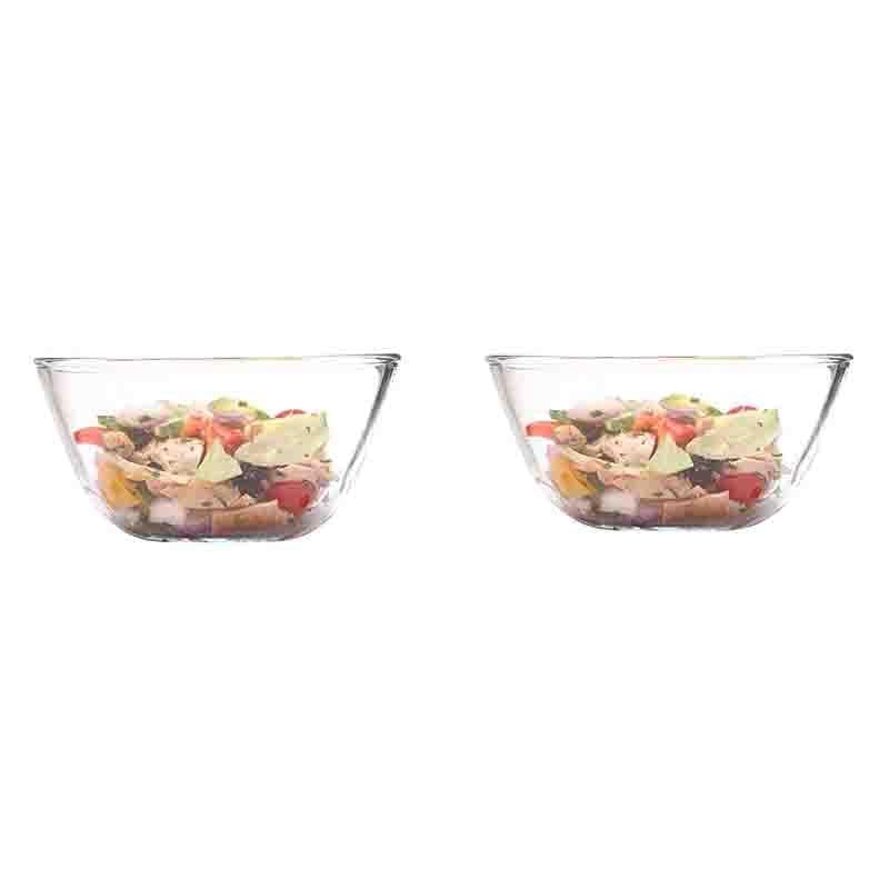 Buy Clear Glass Mixing Bowl - Set of Two at Vaaree online | Beautiful Bowl to choose from