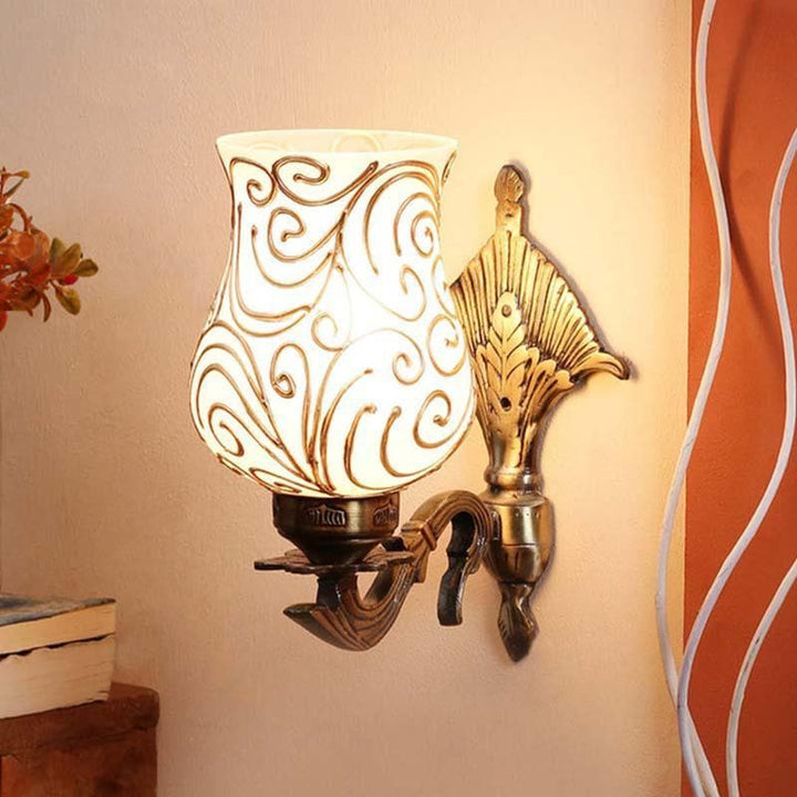 Buy Golden Waves Wall Lamp at Vaaree online | Beautiful Wall Lamp to choose from