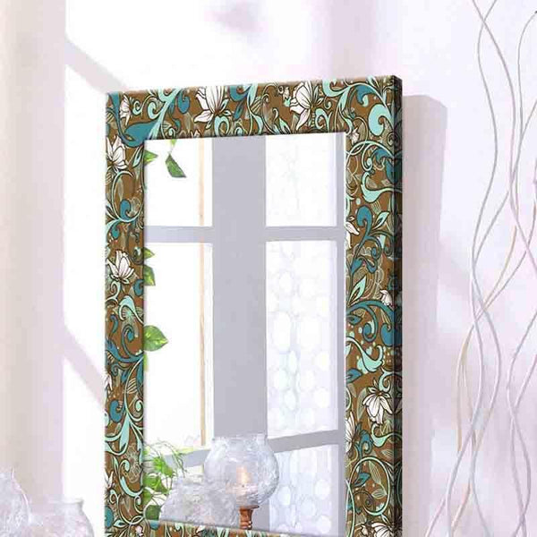 Buy Fleur Mirror - Brown at Vaaree online | Beautiful Wall Mirror to choose from