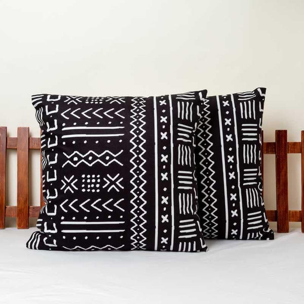 Buy Nazar Na Lage Printed Cushion Cover - Set Of Two at Vaaree online | Beautiful Cushion Cover Sets to choose from