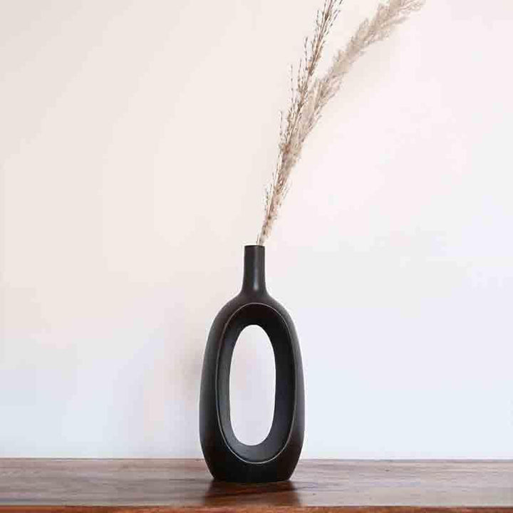 Buy Ring Vase - Black at Vaaree online | Beautiful Vase to choose from