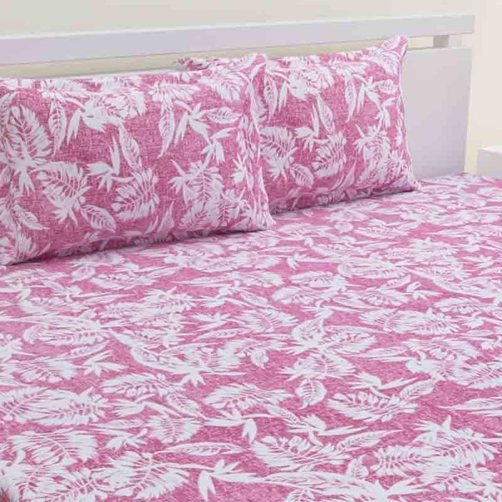 Buy Floral Riot Bedsheet - Pink at Vaaree online | Beautiful Bedsheets to choose from