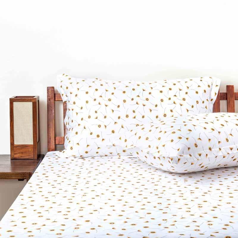 Buy Tiny Twines Bedsheet - Yellow at Vaaree online | Beautiful Bedsheets to choose from