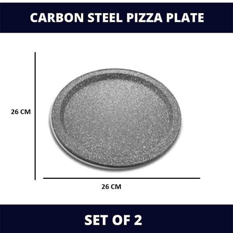 Buy Round Dell Pizza Plate - Set Of Two at Vaaree online | Beautiful Pizza Plate to choose from