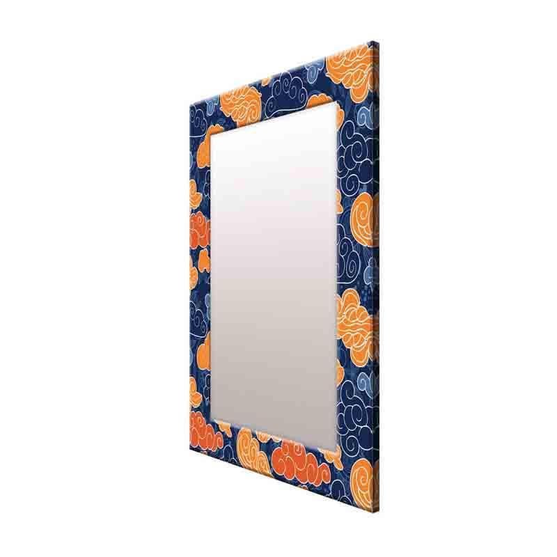 Buy Clouds Mirror - Orange at Vaaree online | Beautiful Wall Mirror to choose from