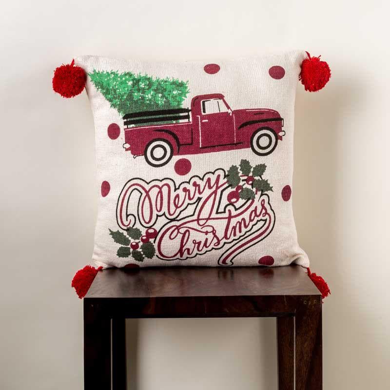 Buy Holy Moly Christmas Cushion Cover at Vaaree online | Beautiful Cushion Covers to choose from