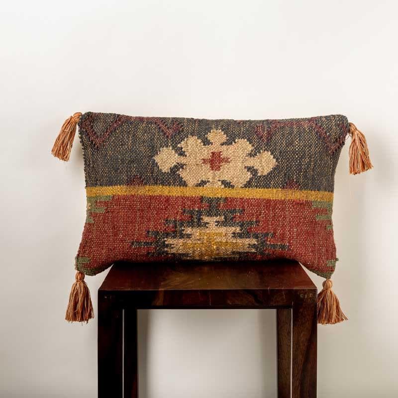 Buy Meher Lumbar Cushion Cover at Vaaree online | Beautiful Cushion Covers to choose from