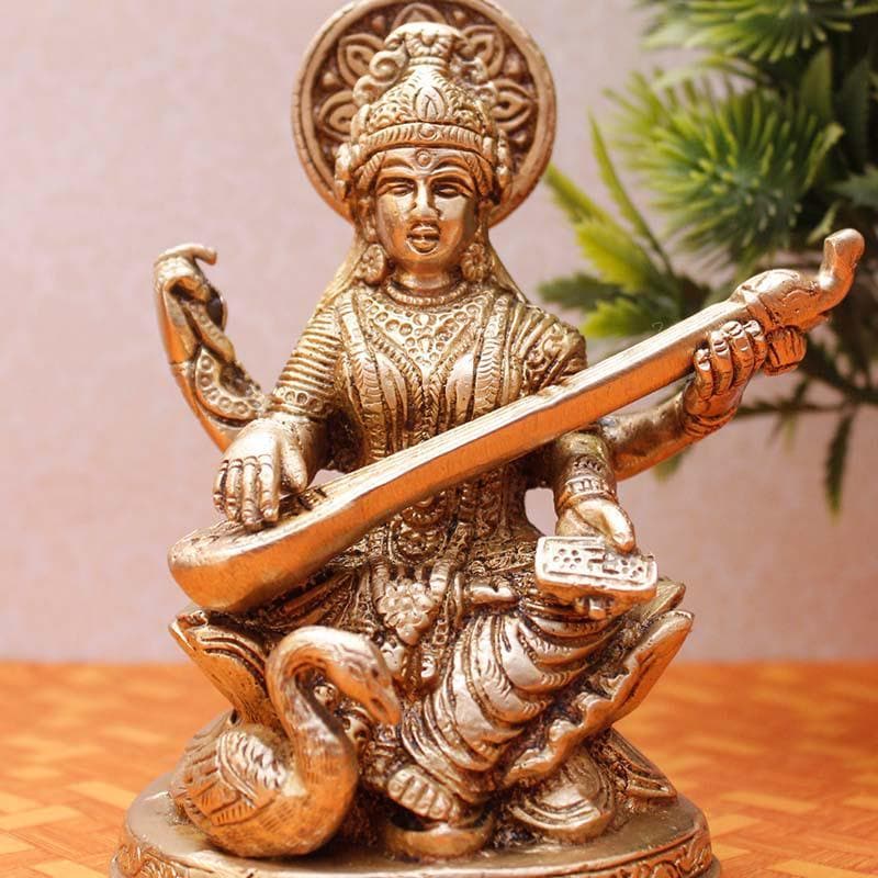 Buy Blessed By Saraswati Idol at Vaaree online | Beautiful Idols & Sets to choose from