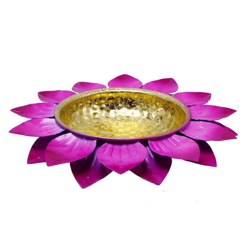 Buy Petals Urli Décor Accessory- Magenta at Vaaree online | Beautiful Festive Accents to choose from
