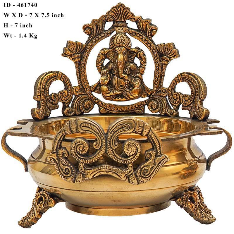 Buy Ornate Brass Urali at Vaaree online | Beautiful Festive Accents to choose from