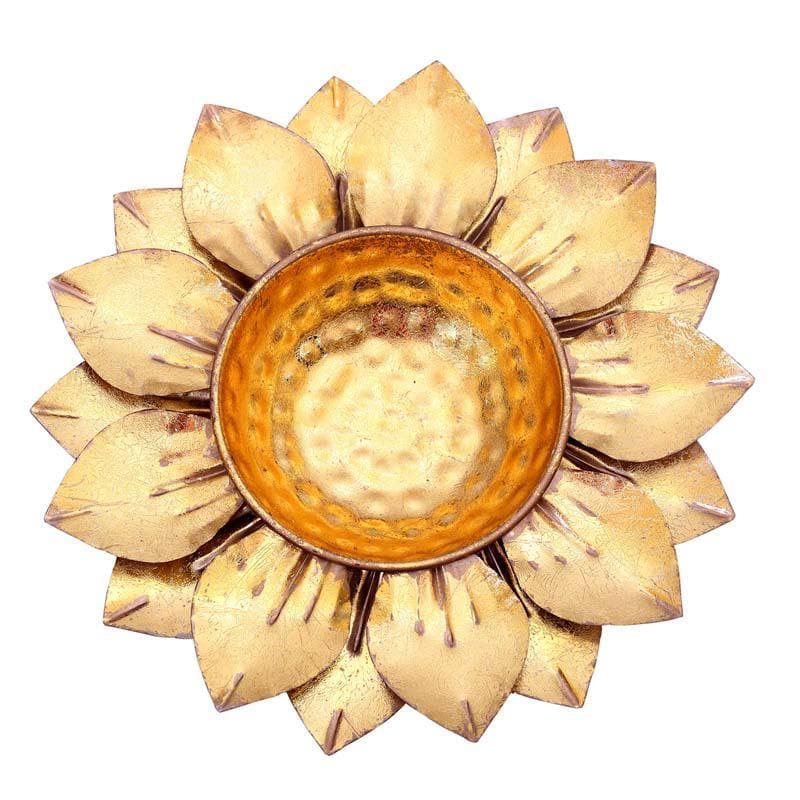 Buy Petals Urli Décor Accessory- Gold at Vaaree online | Beautiful Festive Accents to choose from