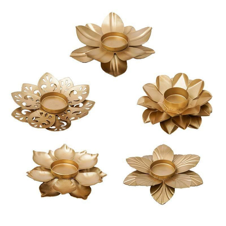 Buy Floral Desires Tealight Holder Set at Vaaree online | Beautiful Tea Light Candle Holders to choose from