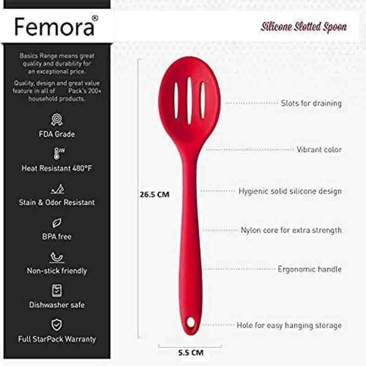 Buy Silicone Premium Slotted Spoon at Vaaree online | Beautiful Slotted Spoon to choose from